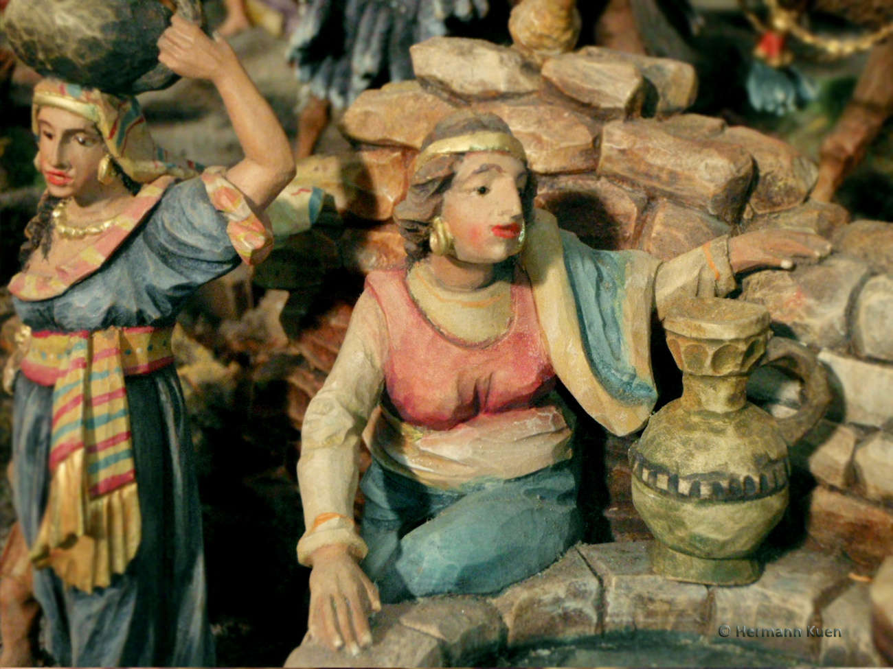 Gruppen Brunnengruppe Brunnenfrau