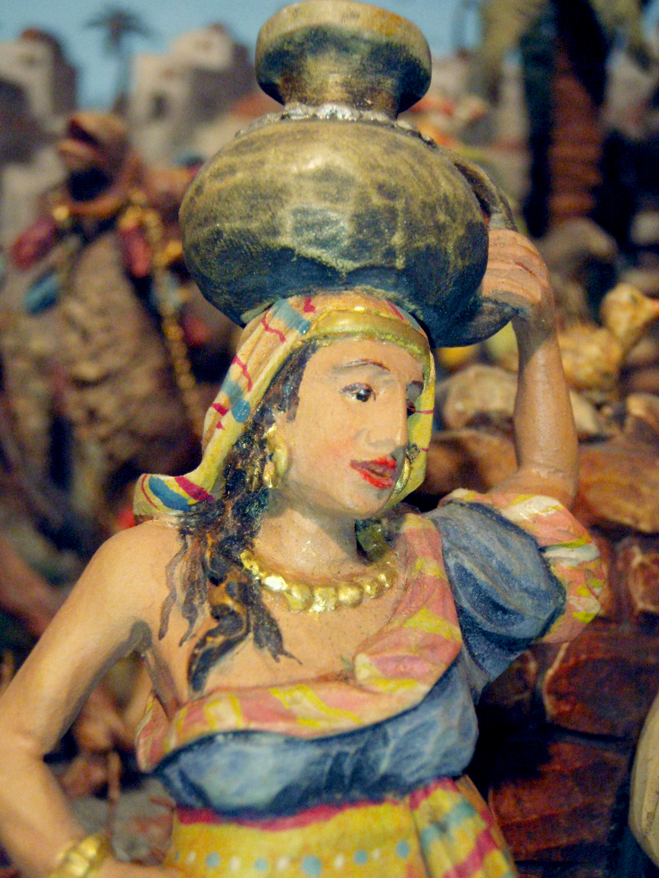 Gruppen Brunnengruppe Wassertraegerin