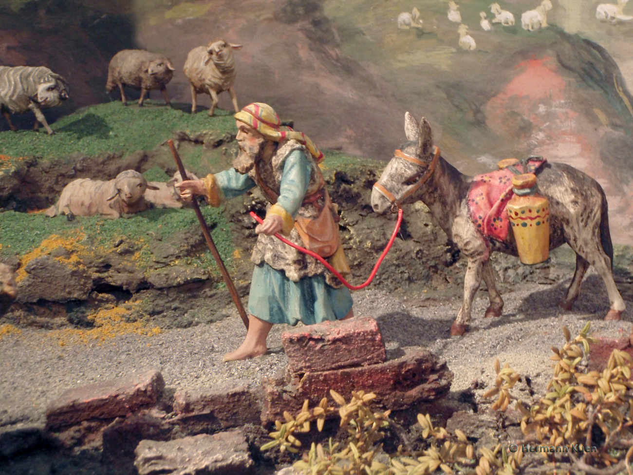 Gruppen Postreiter Eseltreiber