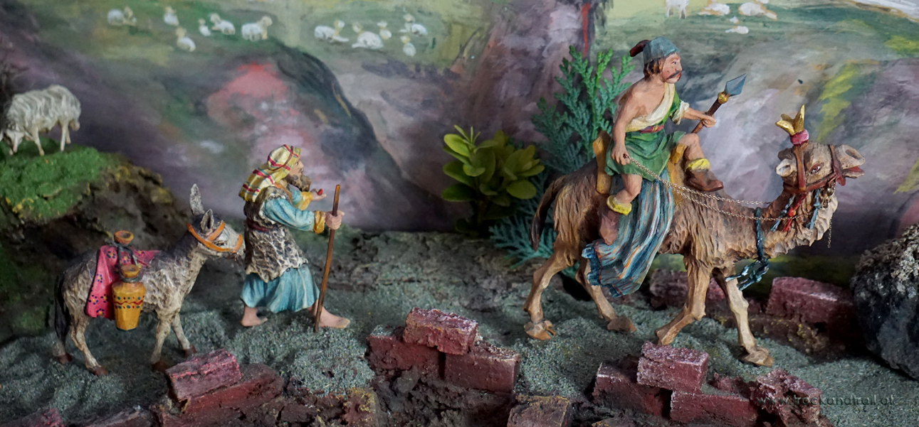 Gruppen Postreiter plus Eseltreiber