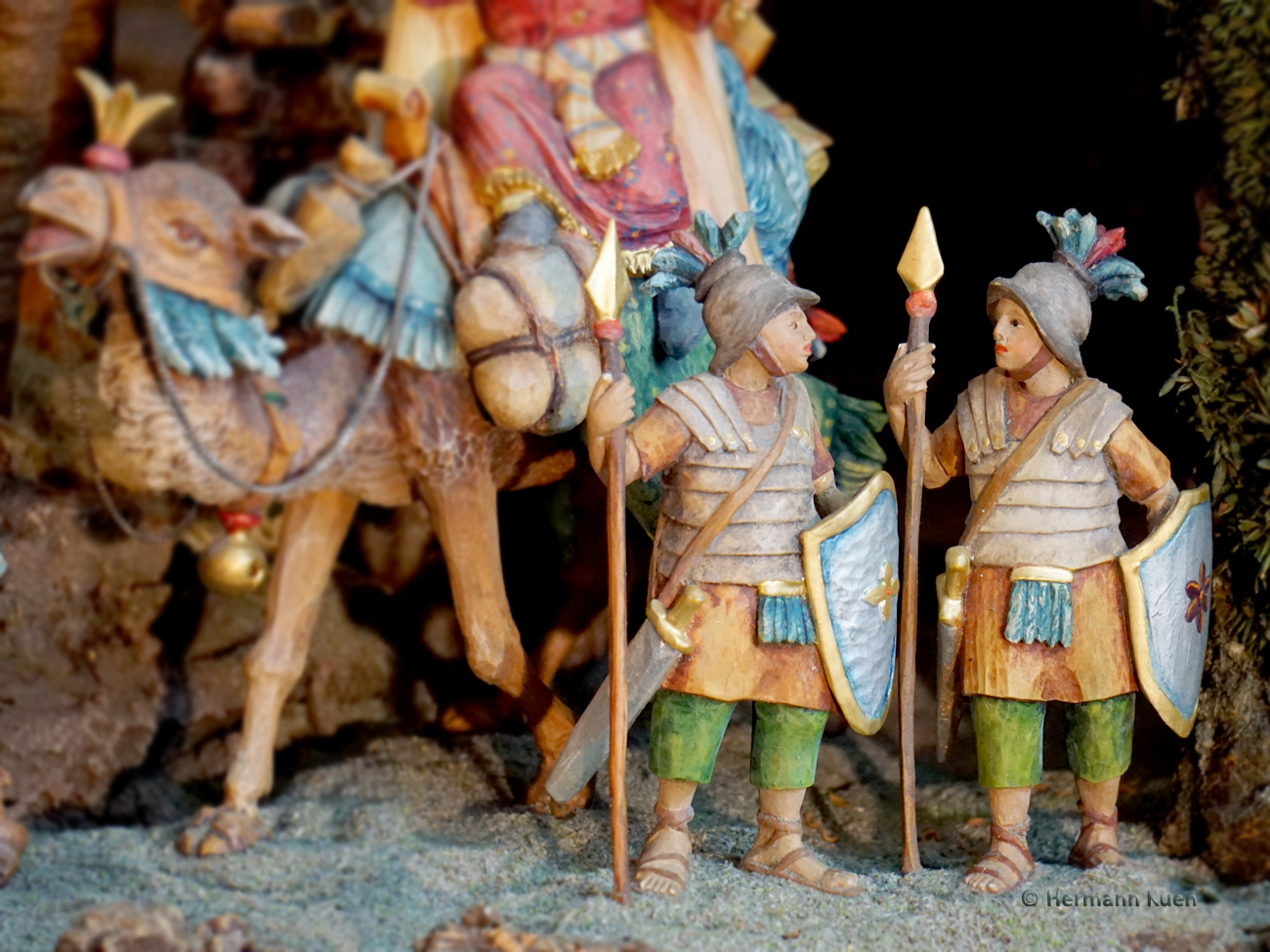 Gruppen Stadtfiguren Roemische Soldaten